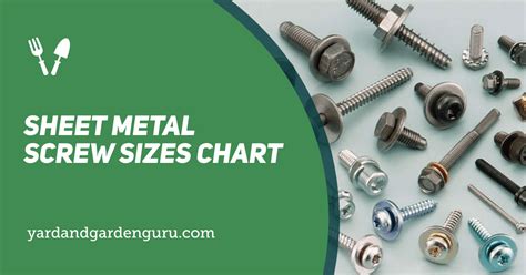 sheet metal screw specifications|metal screw sizes charts printable.